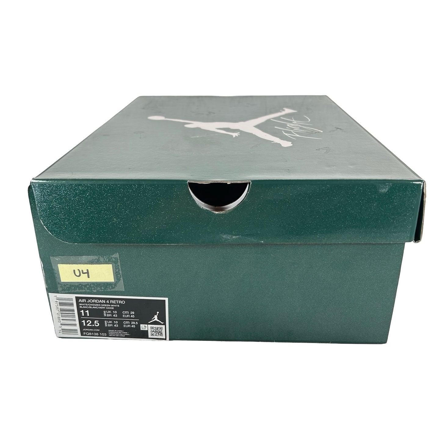 FQ8138 103 Jordan 4 Retro Oxidized Green [USED] - 11 M (Used4)