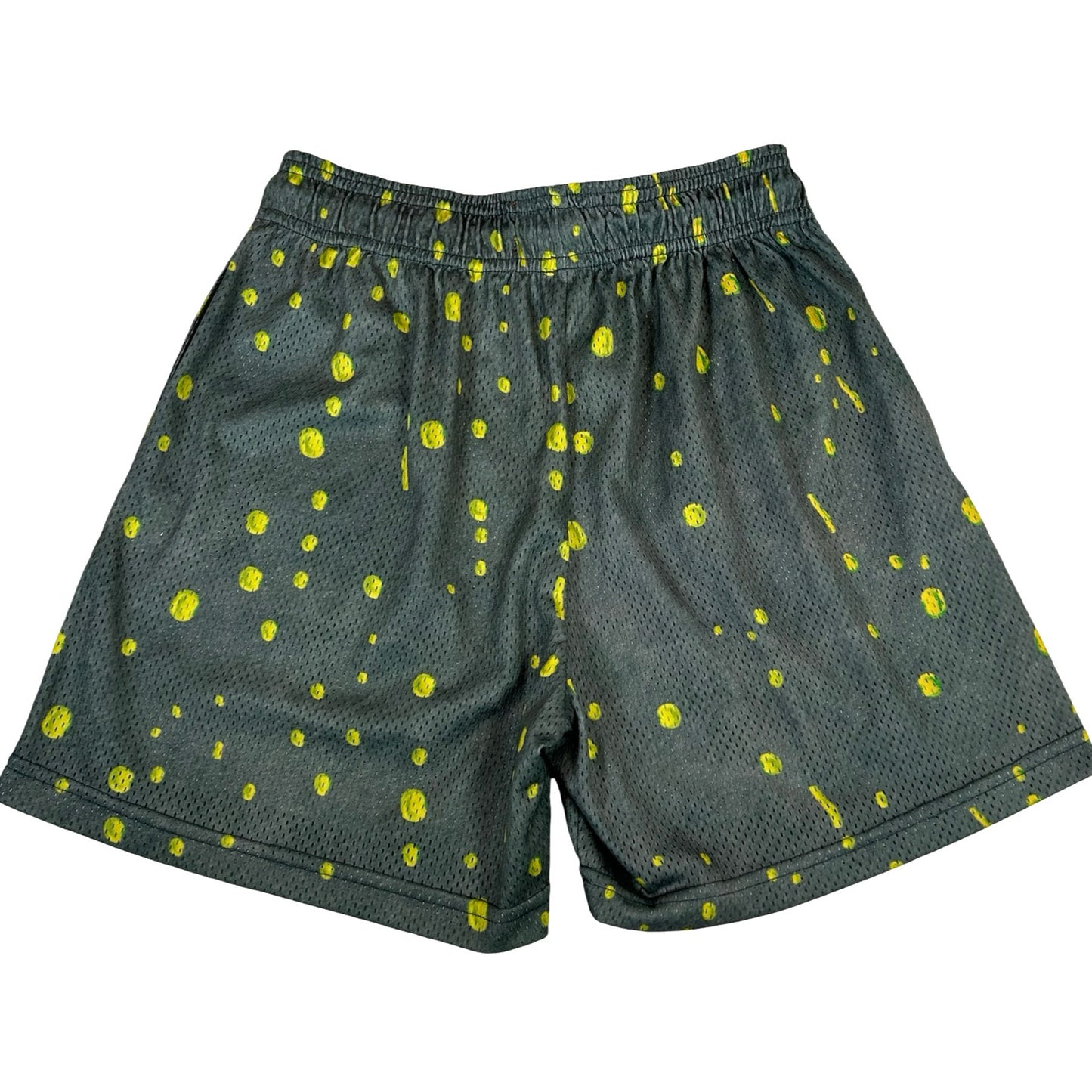 Eric Emanuel EE Gatorade Mesh Shorts Grey Lime Yellow [USED] - M (Used)