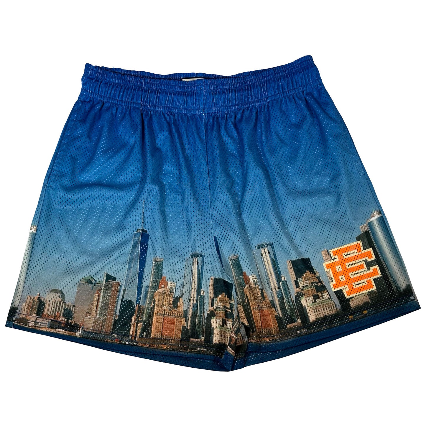 Eric Emanuel NYC Skyline Shorts Blue