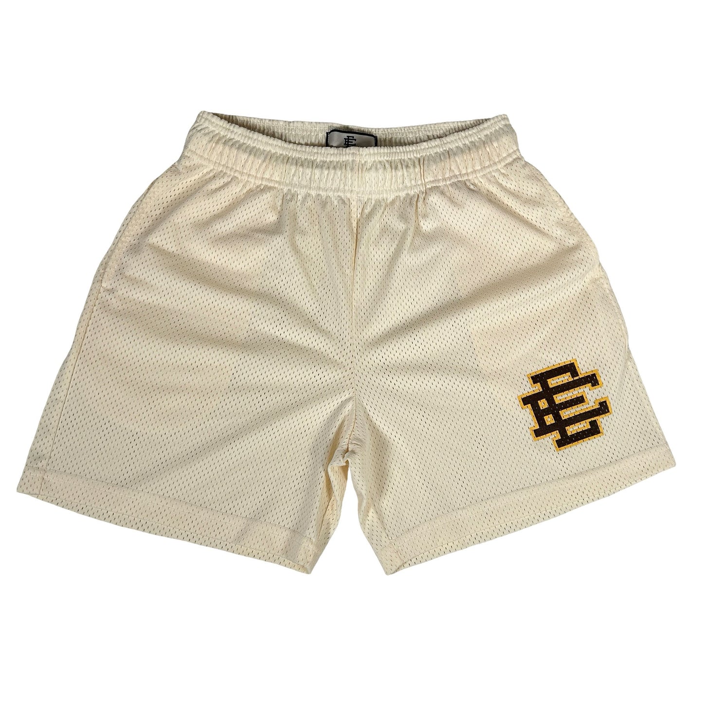 Eric Emanuel EE Basic/Core Short Antique White/Yellow/Brown [USED] - M (Used)