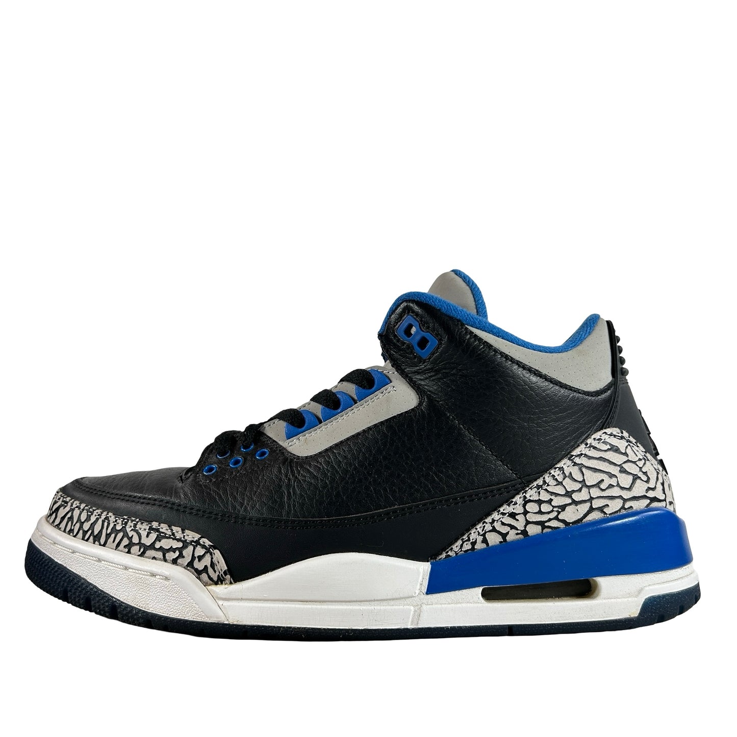 136064 007 Jordan 3 Retro Sport Blue [USED] - 9.5 M (Used)