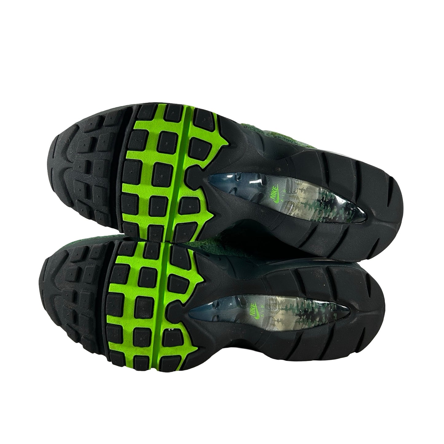 IQ3986 300 Nike Air Max 95 Big Bubble Ducks of a Feather Oregon Ducks The Woods [USED] - 9.5 M (Used2)