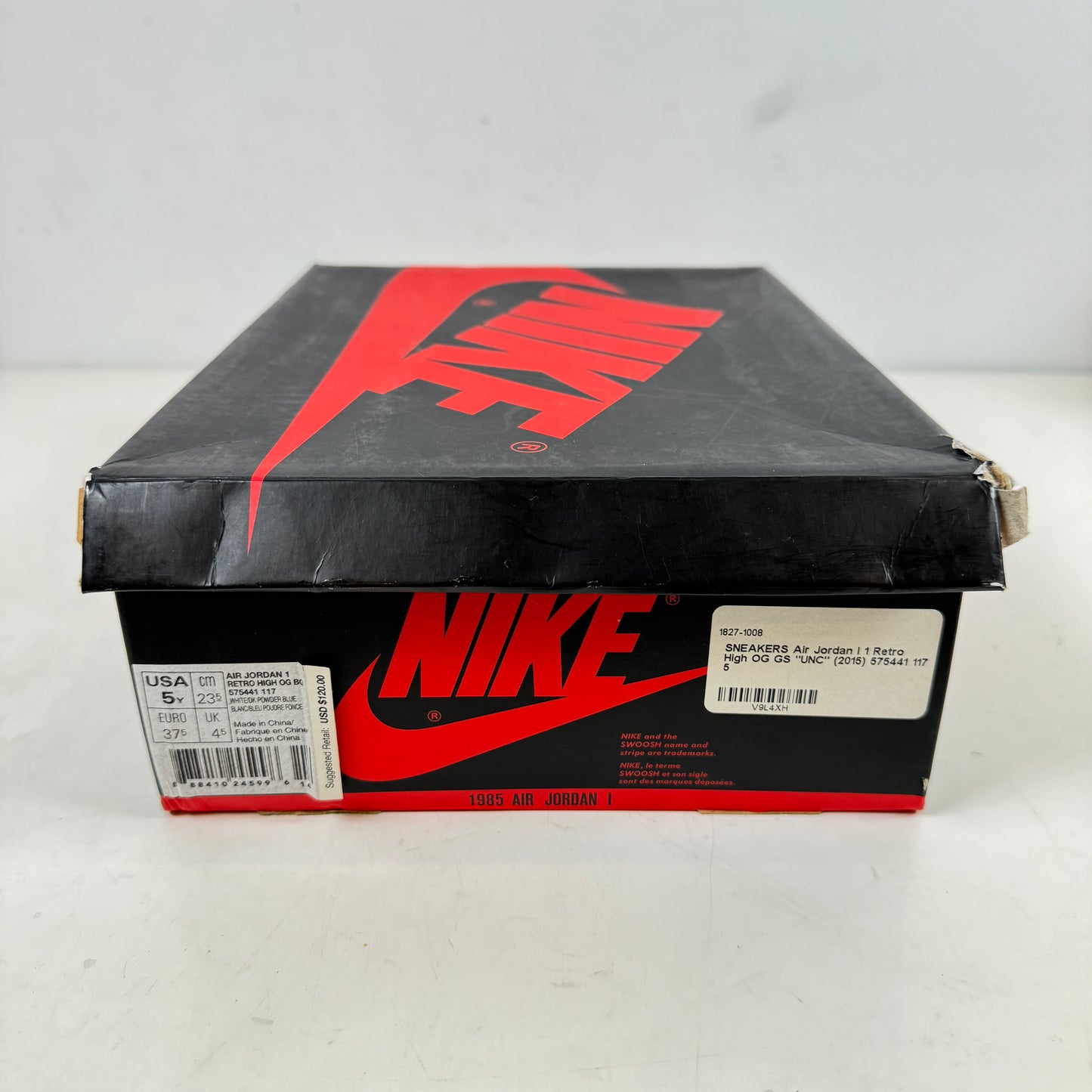 575441 117 Jordan 1 Retro High OG UNC (GS) - [USED] - 5 Y (VNDS)
