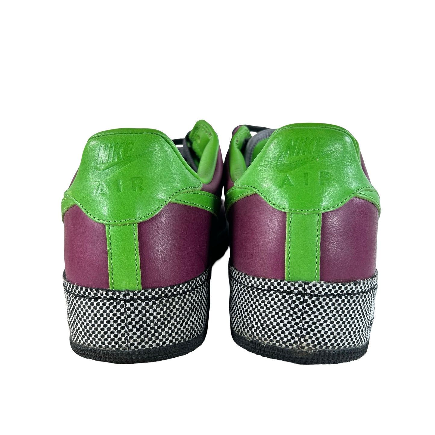 312486 031 Nike Air Force 1 Low Insideout Green Bean Grape [USED] - 13 M (Used)