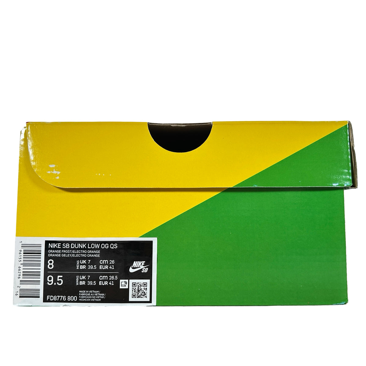 FD8776 800 Nike SB Dunk Low Concepts Orange Lobster Special Box [USED] - 8 M (Used)