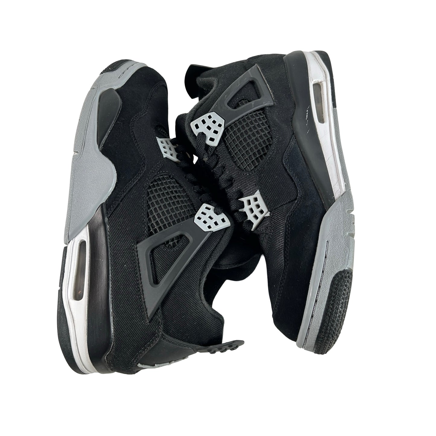 DH7138 006 Jordan 4 Retro SE Black Canvas [USED] - 9.5 M (Used) (Replace Box)