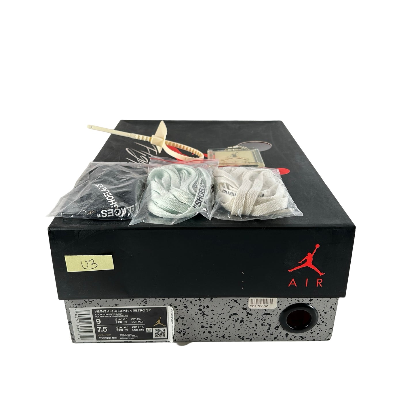 CV9388 100 Jordan 4 Off-White Sail [USED] - 9 W (Used3)