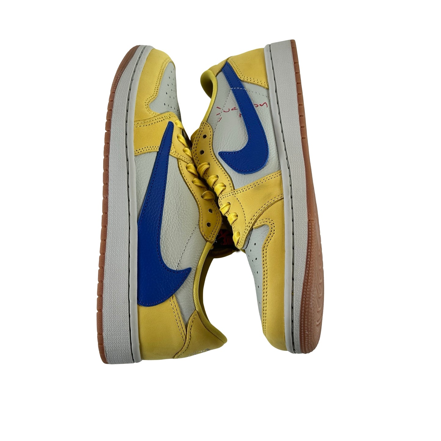 DZ4137 700 Jordan 1 Retro Low OG SP Travis Scott Canary (Women's) [USED] - 10.5 W (Used4)