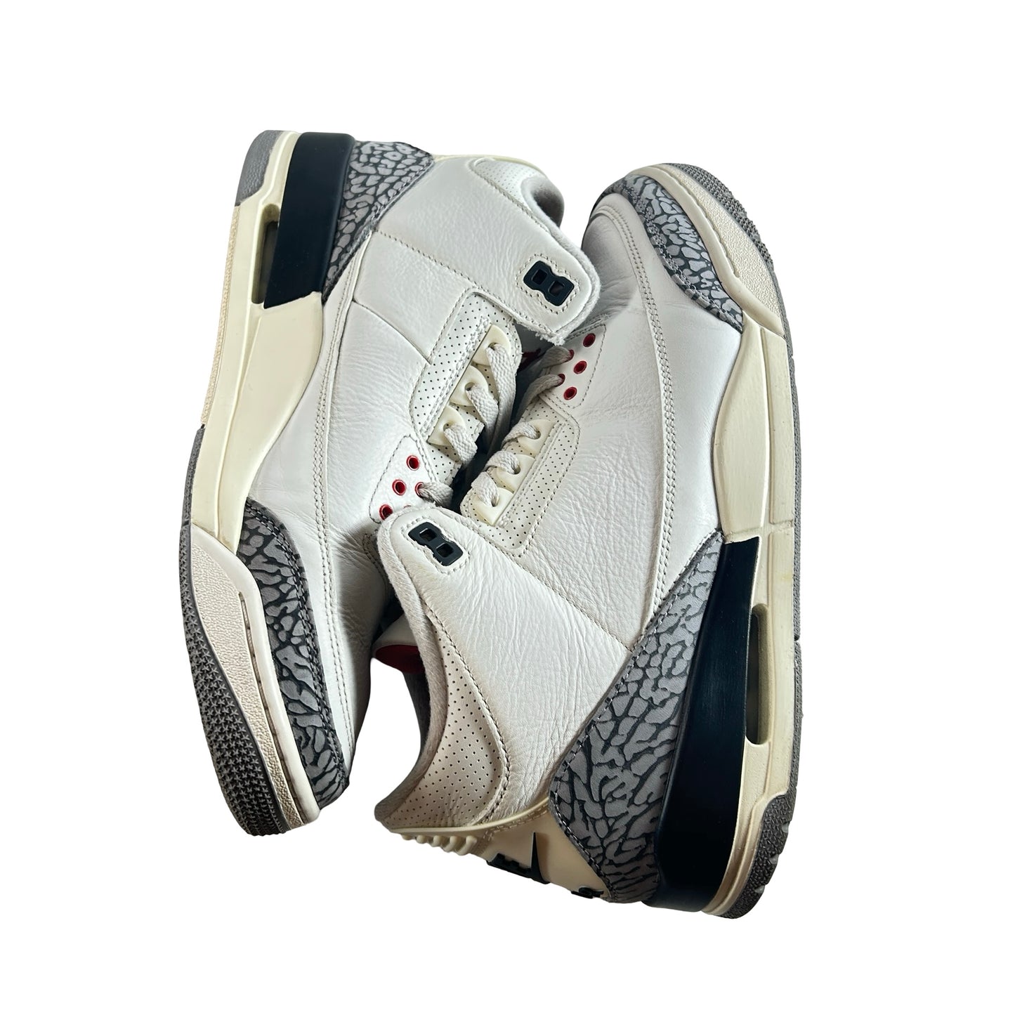 DN3707 100 Jordan 3 Retro White Cement Reimagined [USED] - 10.5 M (Used35)