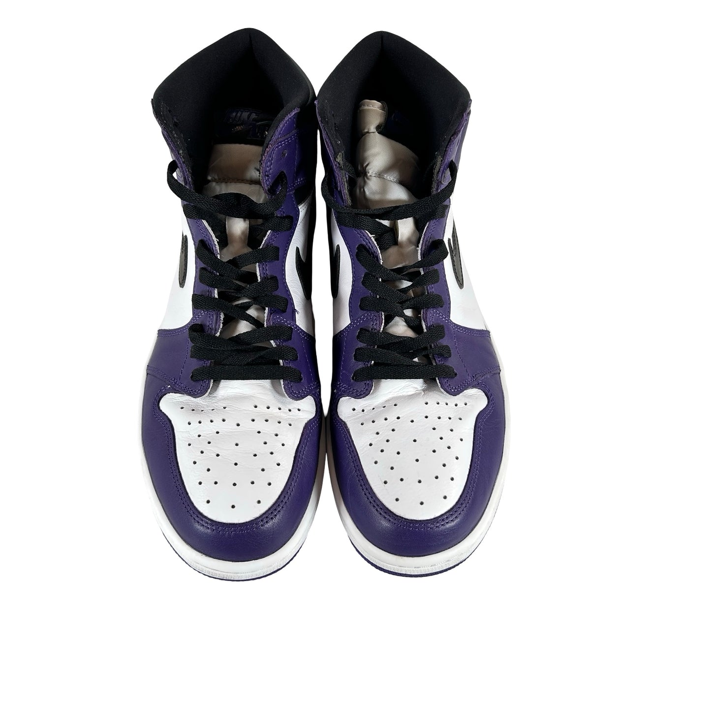 555088 500 Jordan 1 Court Purple [USED] - 13 M (Used) (No Box2)