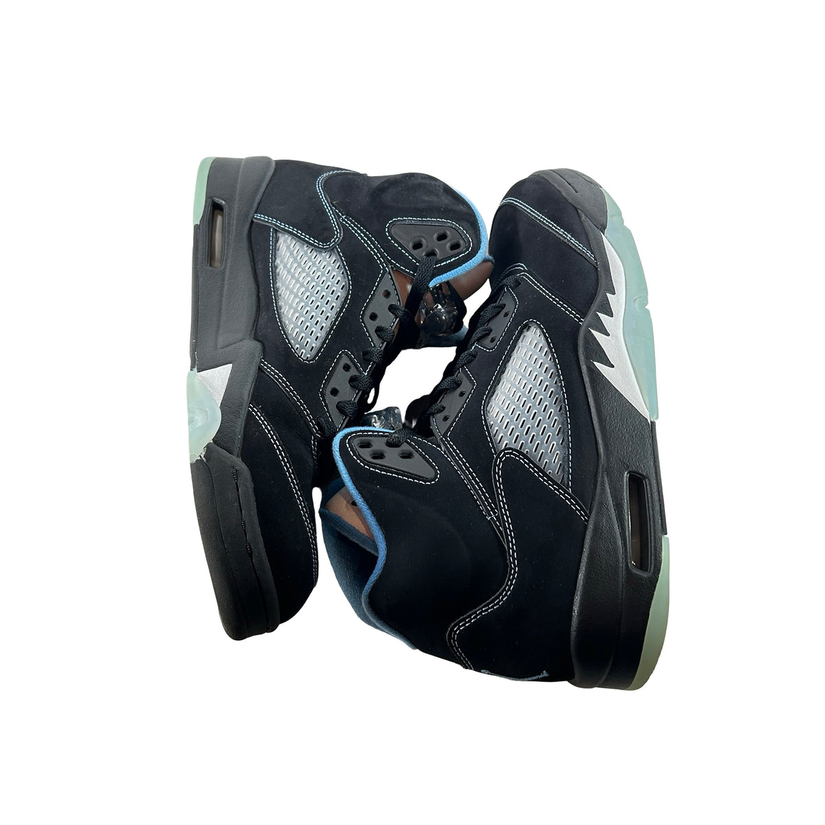 DD0587 008 Air Jordan 5 Retro Black University Blue (2026) [USED] - 9.5 M (Used2) (No Box2)