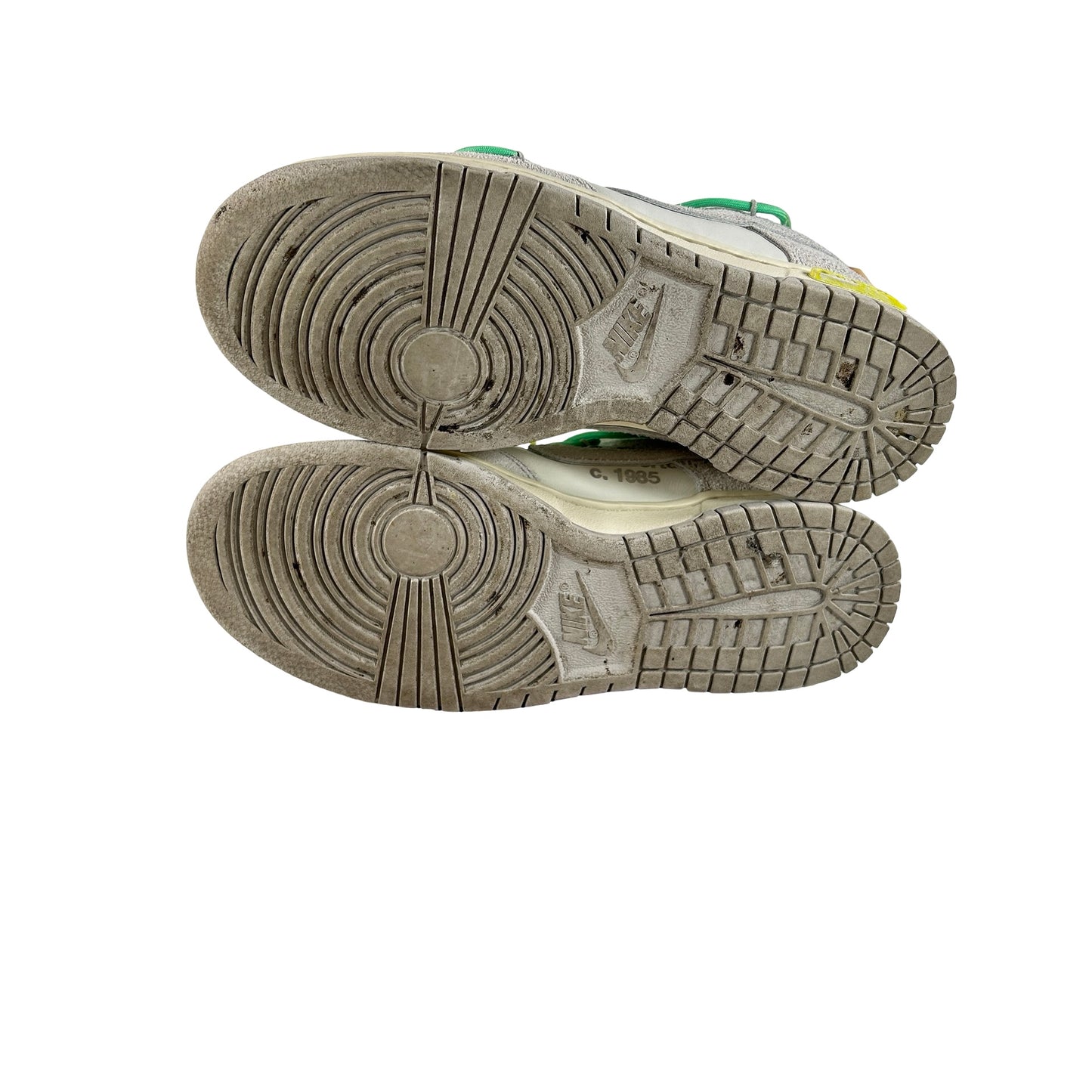 DJ0950 106 Nike Dunk Low Off-White Lot 14 [USED] - 6.5 M (Used)