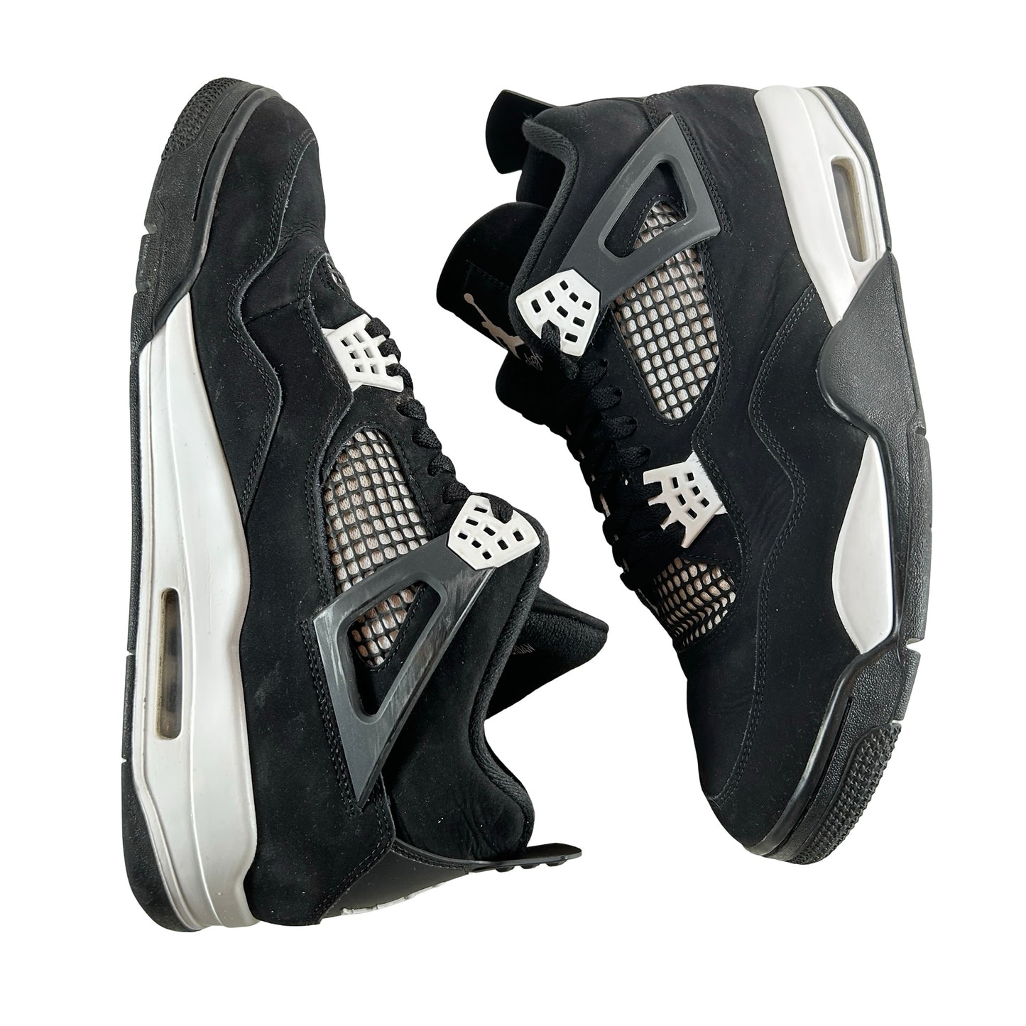 FQ8138 001  Jordan 4 Retro White Thunder [USED] - 14 M (Used2)