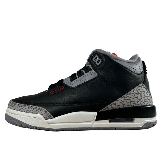 DM0967 010 Jordan 3 Retro Black Cement (2024) (GS) - 5.5 Y (Paint Chip)