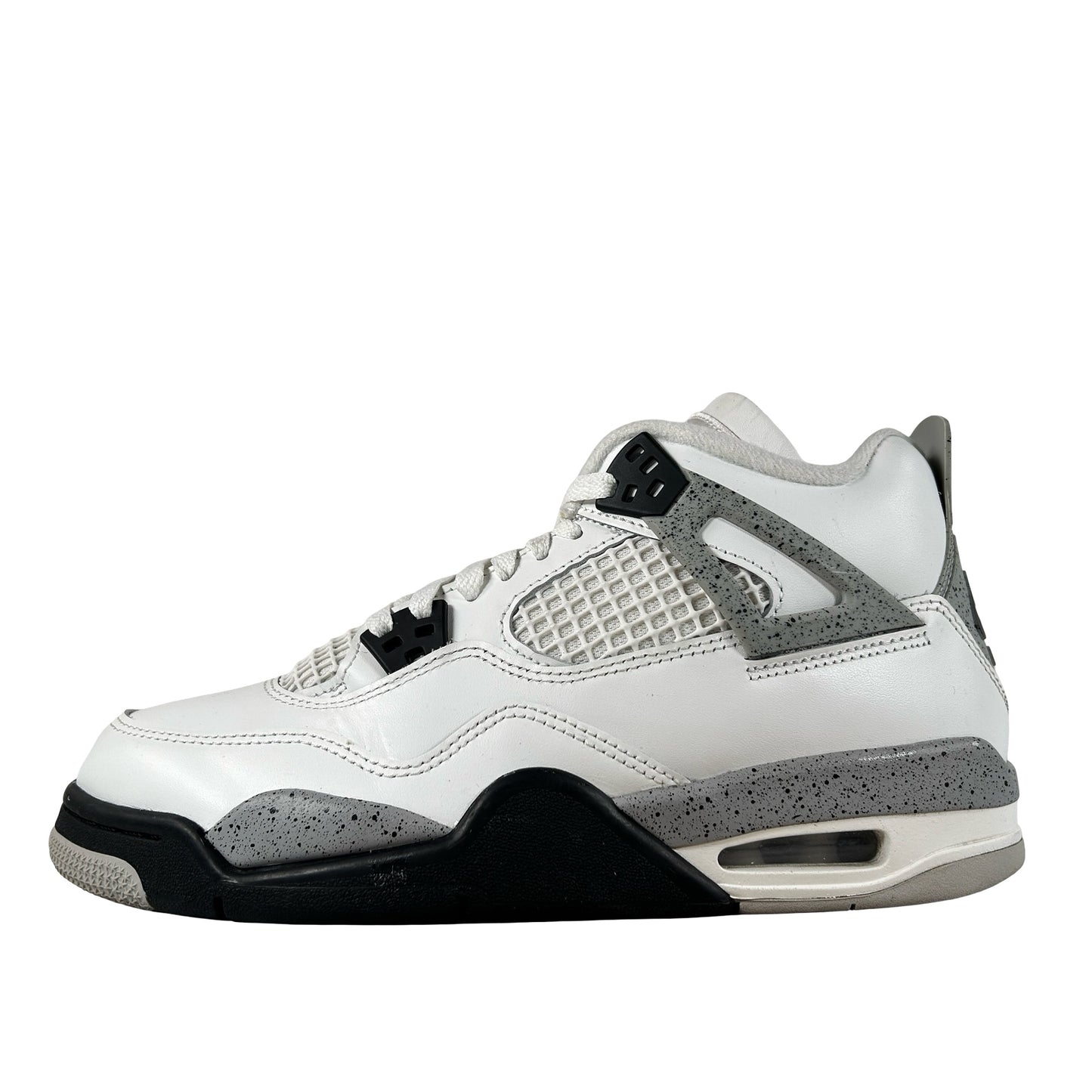 IB4171 100 Jordan 4 Retro White Cement (2025) (GS) [USED] - 7 Y (Used4)