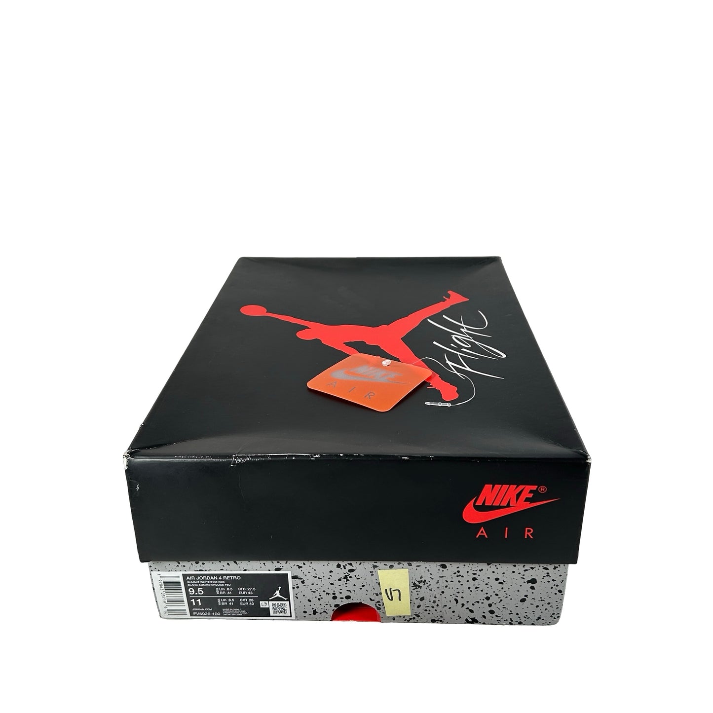 FV5029 100 Jordan 4 Retro White Cement (2025) [USED] - 9.5 M (Used7)