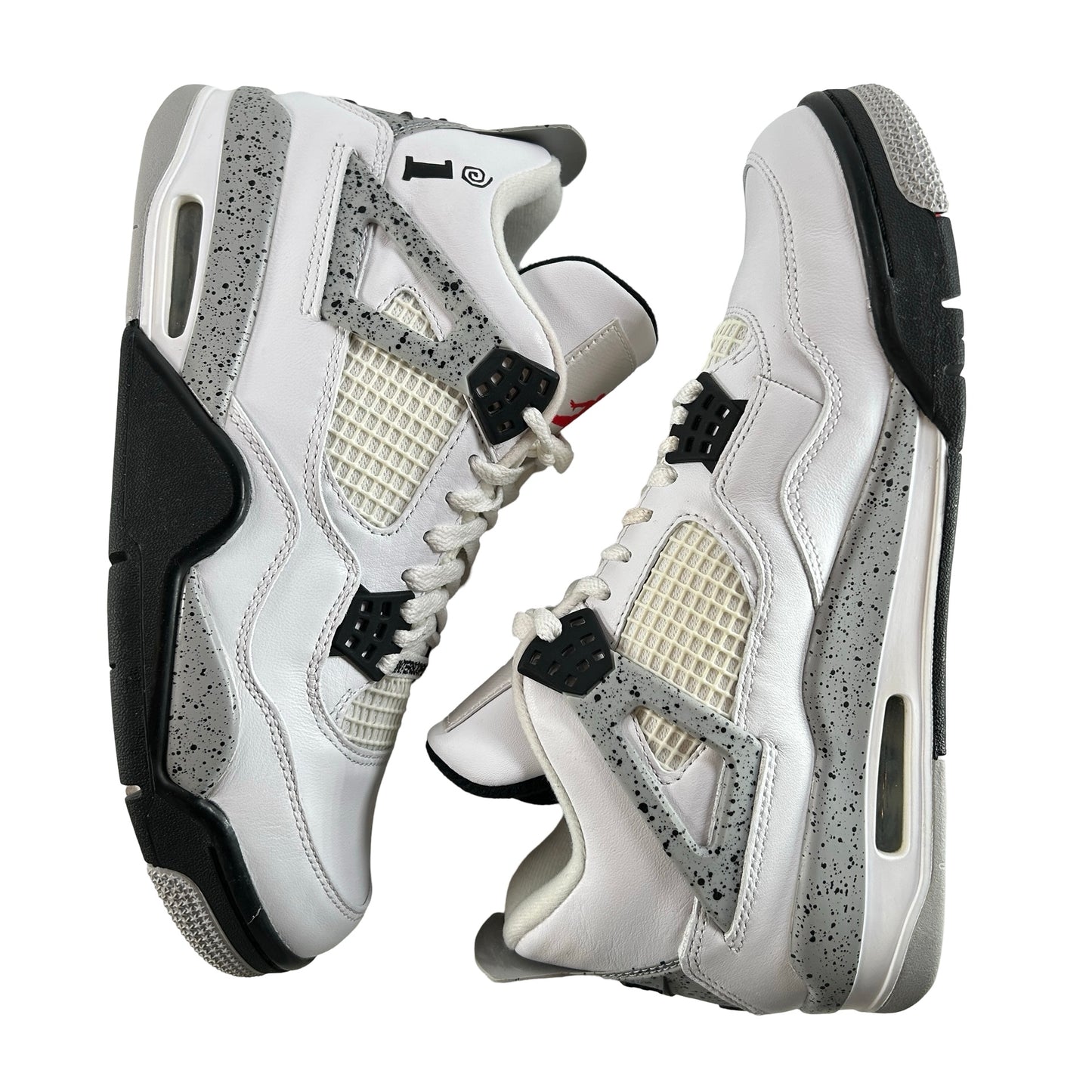 840606 192 Jordan 4 White Cement Interscope Records (Friends & Family) - 9 M