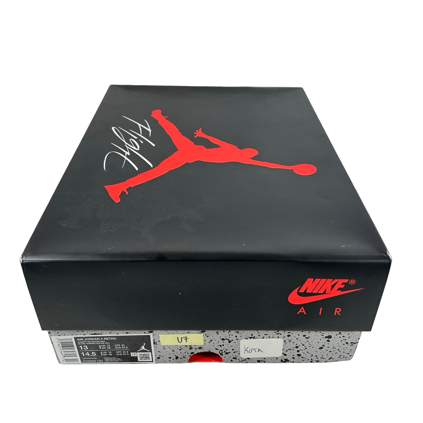 FV5029 100 Jordan 4 Retro White Cement (2025) [USED] - 13 M (Used7)