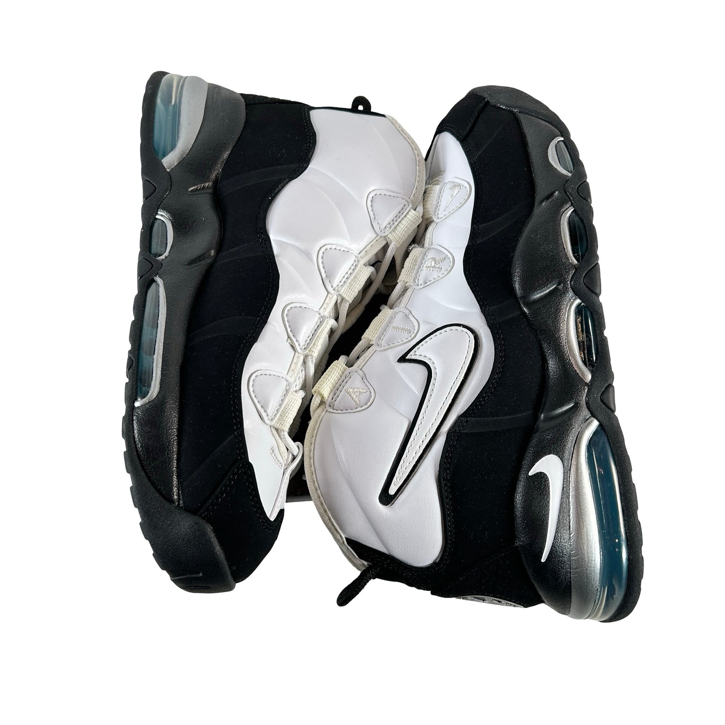 311090 100 Nike Air Max Uptempo 95 White Black Teal [USED] - 8 M (Used2)