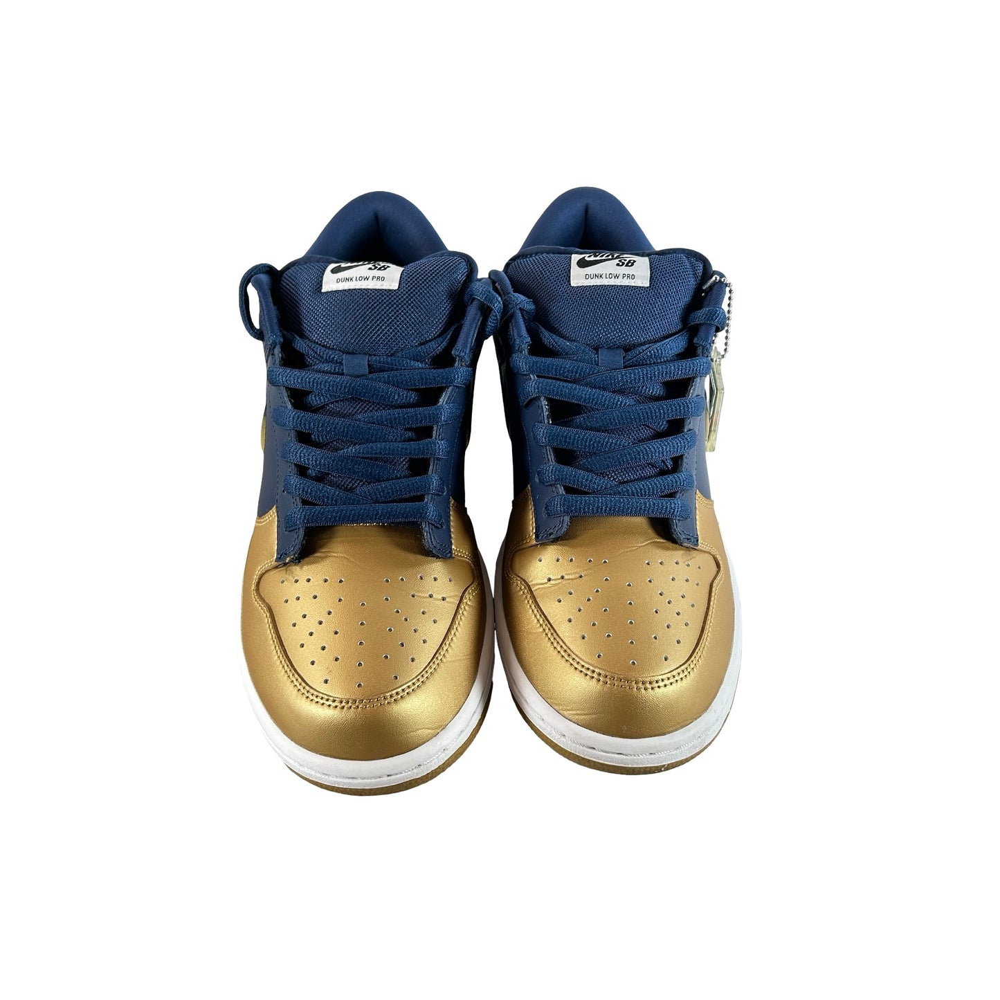CK3480 700 Nike SB Dunk Low Supreme Jewel Swoosh Gold [USED] - 11 M (Used)