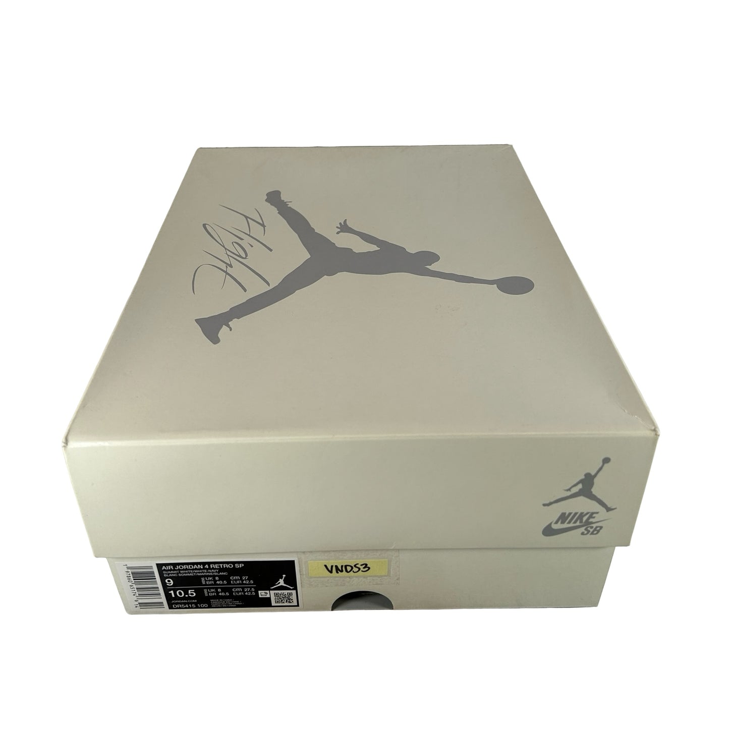 DR5415 100 Jordan 4 Retro SB Navy [USED] - 9 M (VNDS3)