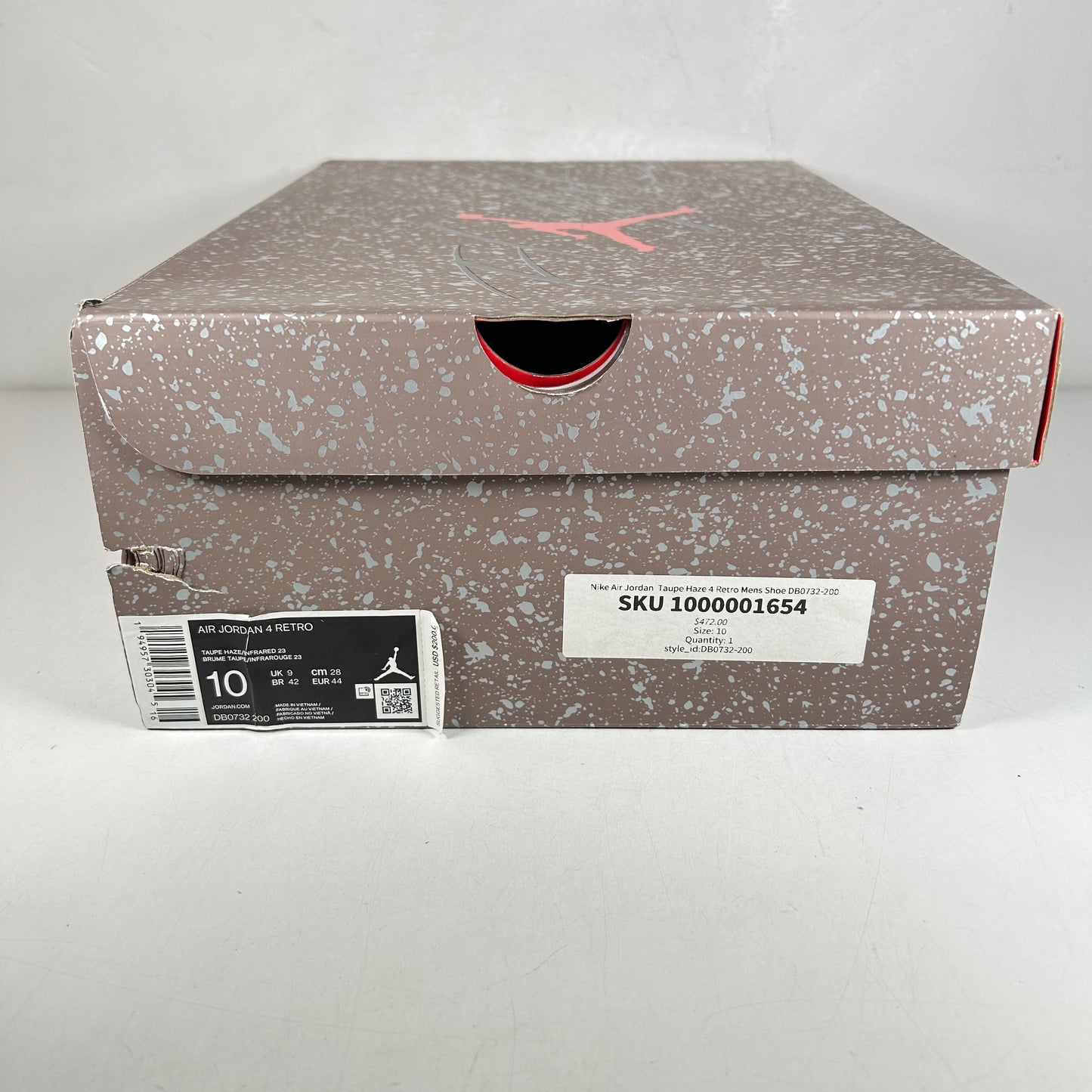 DB0732 200 Jordan 4 Taupe Haze [USED] - 10 M (Used)