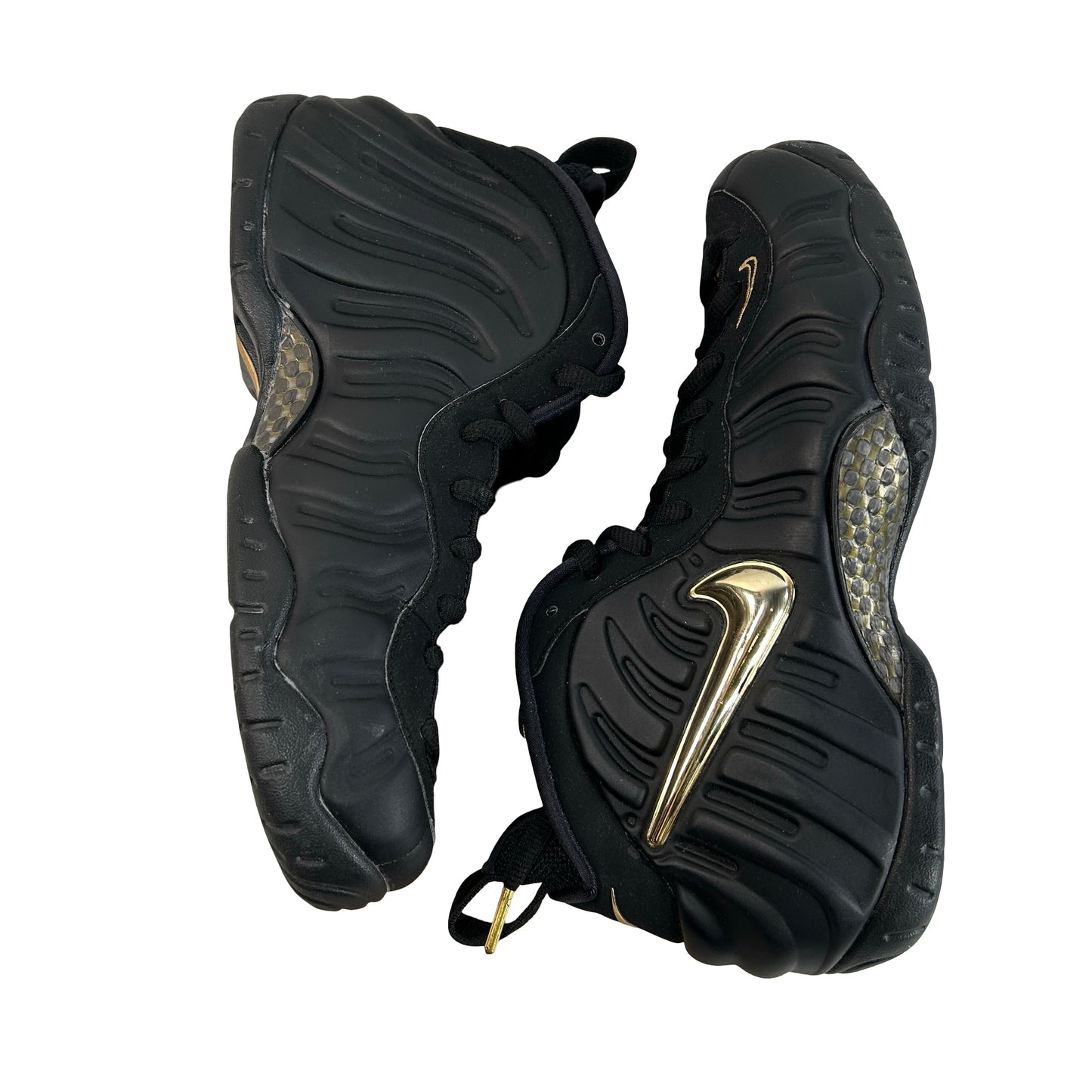 624041 009 Nike Air Foamposite Pro Black Metallic Gold [USED] - 8.5 M (Used2)