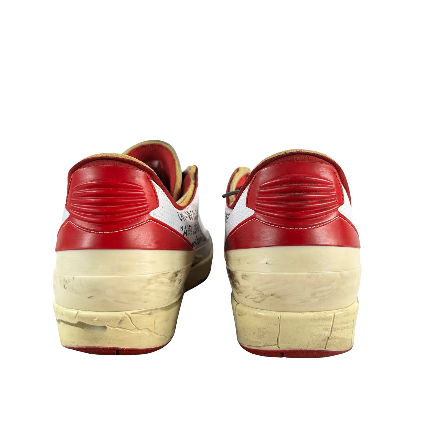 DJ4375 106 Jordan 2 Retro Low SP Off-White White Red [USED] - 13 M (Used2)