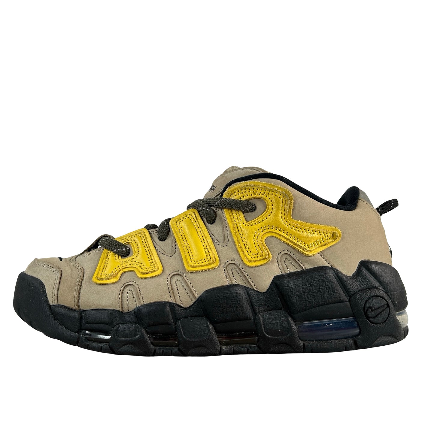 FB1299 200 Nike Air More Uptempo Low AMBUSH Sulfur [USED] - 9.5 M (Used) (No Box)