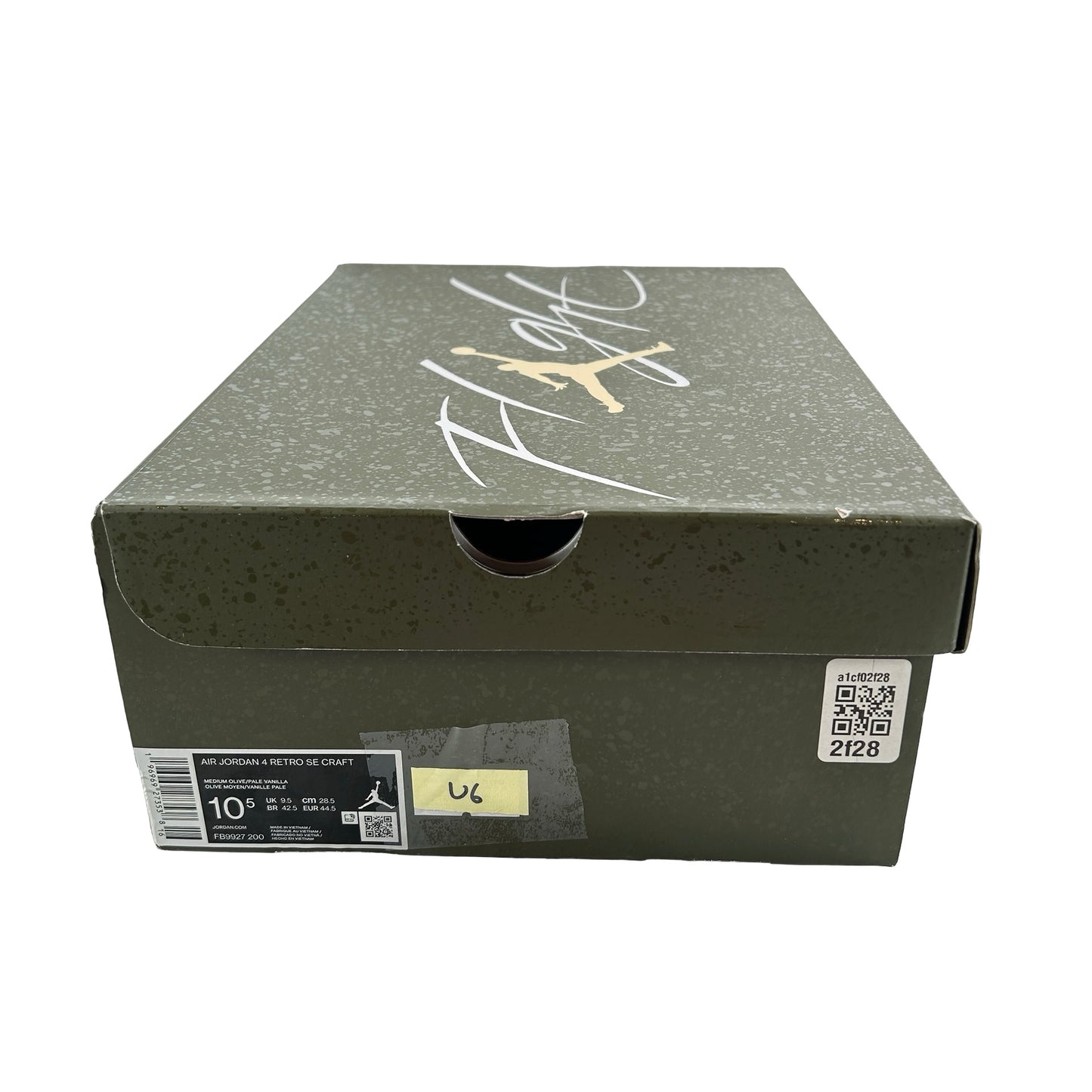 FB9927 200 Air Jordan 4 Craft Medium Olive [USED] - 10.5 M (Used6)