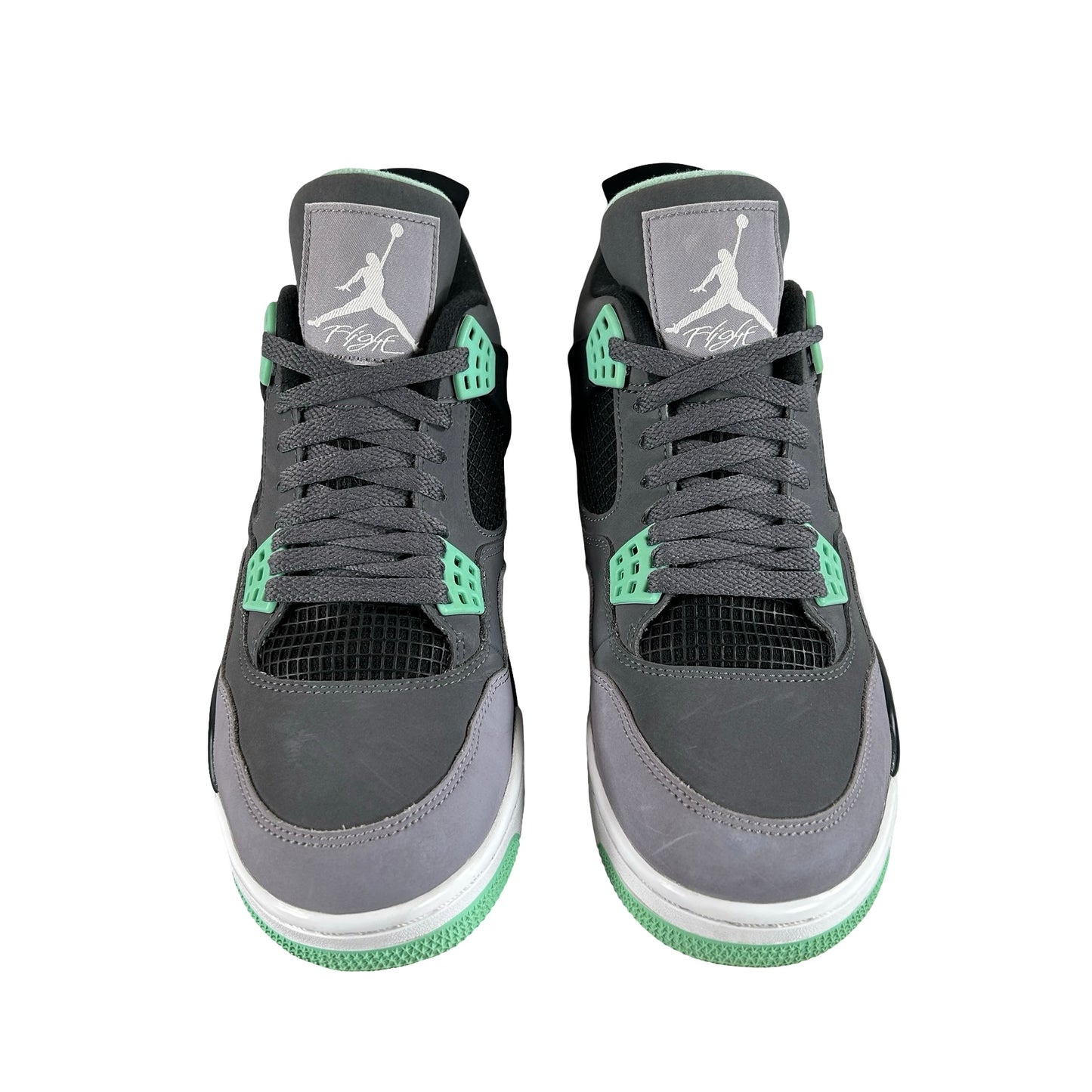 308497 033 Jordan 4 Retro Green Glow [USED] - 9.5 M (Used)