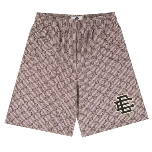 Eric Emanuel EE Baggy Short Beige EE Print/Black