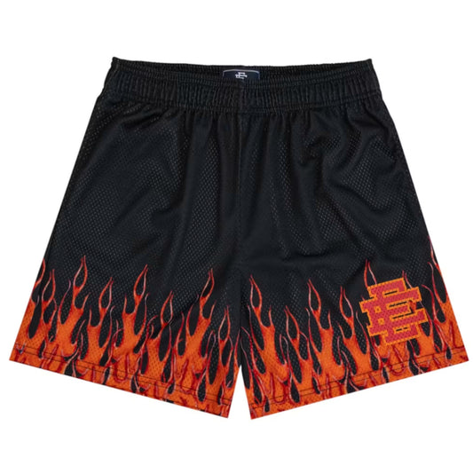 Eric Emanuel EE Basic/Core Burning Flames Short Black/Red