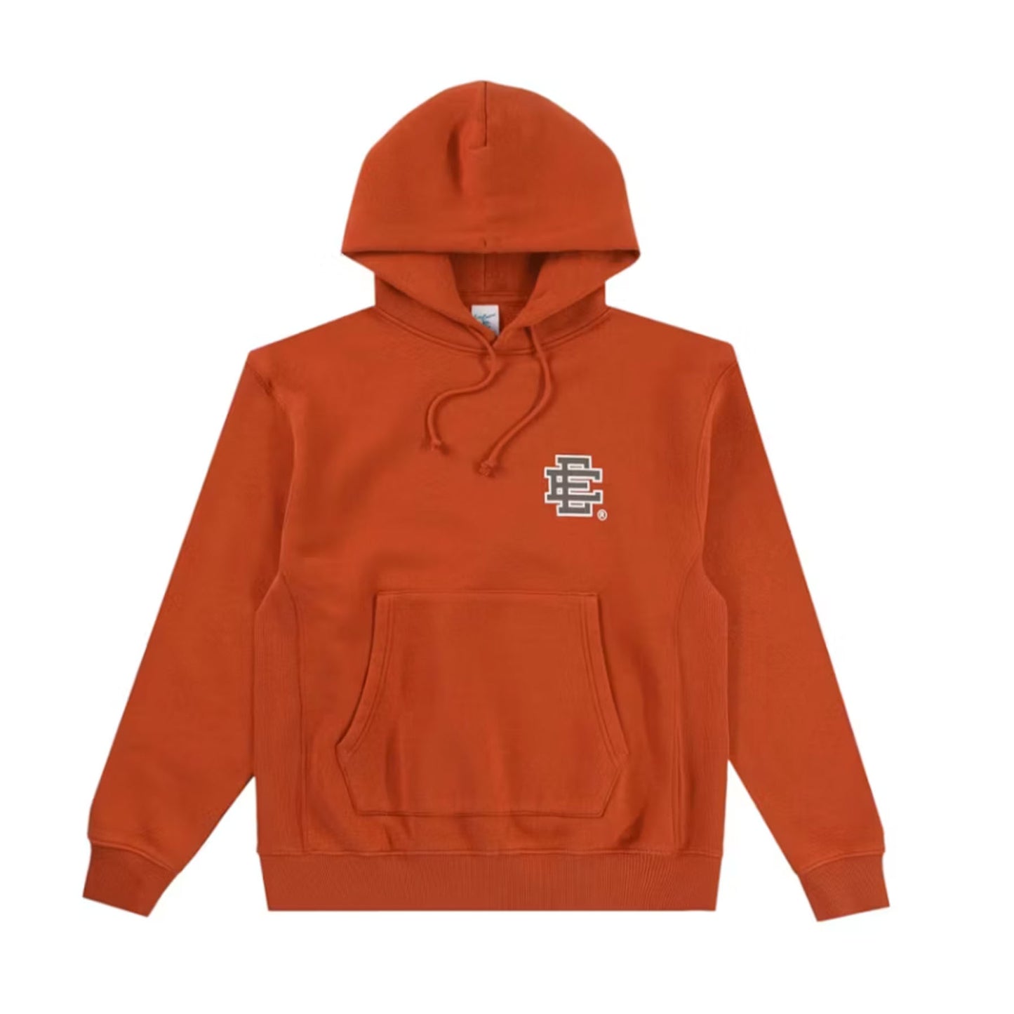 Eric Emanuel EE Basic/Core Hoodie Orange/Grey [USED] - L (Used)