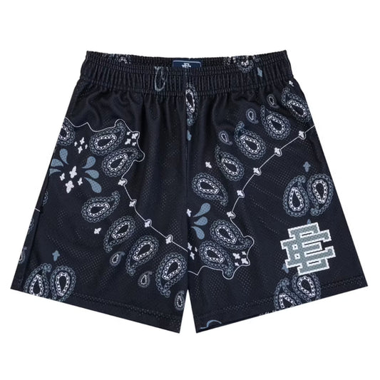 Eric Emanuel EE Basic/Core Short Black Paisley/Silver