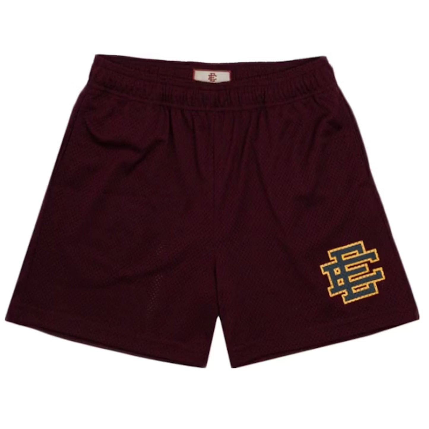 Eric Emanuel EE Basic/Core Short Burgundy/Navy/Yellow [USED] - XXL (Used)