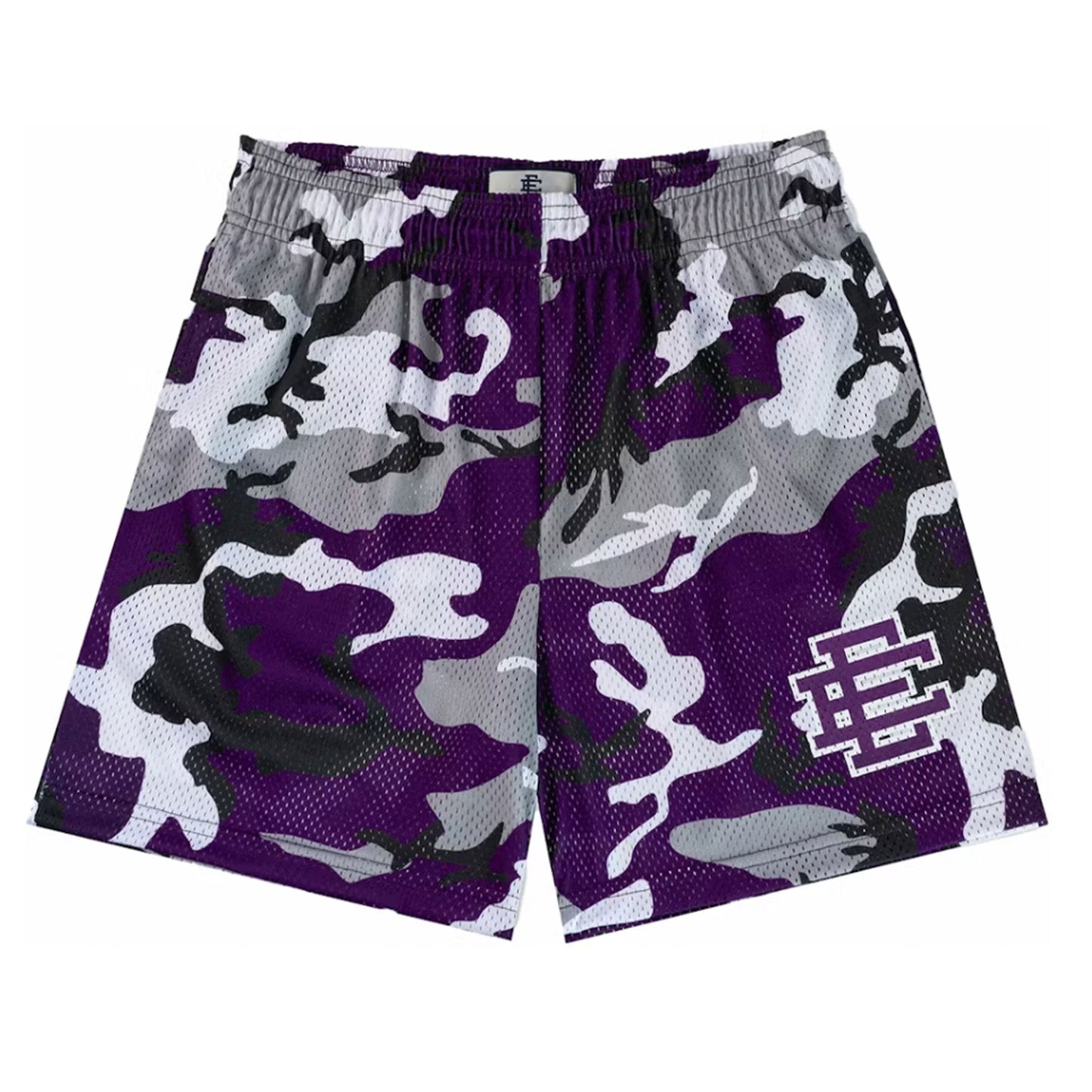 Eric Emanuel EE Basic/Core Short Purple/Black Camo [USED] - L (Used)