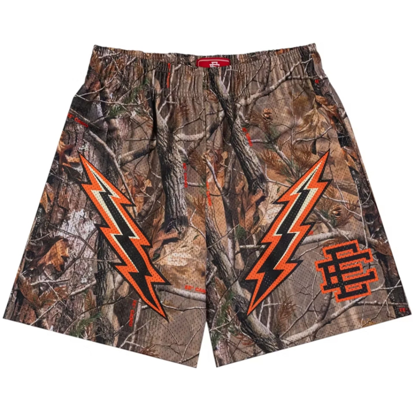 Eric Emanuel EE Basic/Core Short Tree Camo/Black/Orange Bolt [USED] - XL (Used)