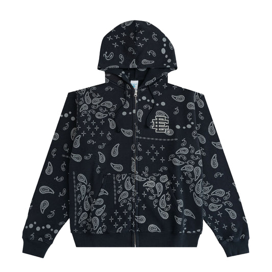 Eric Emanuel EE Paisley Zip Up Hoodie