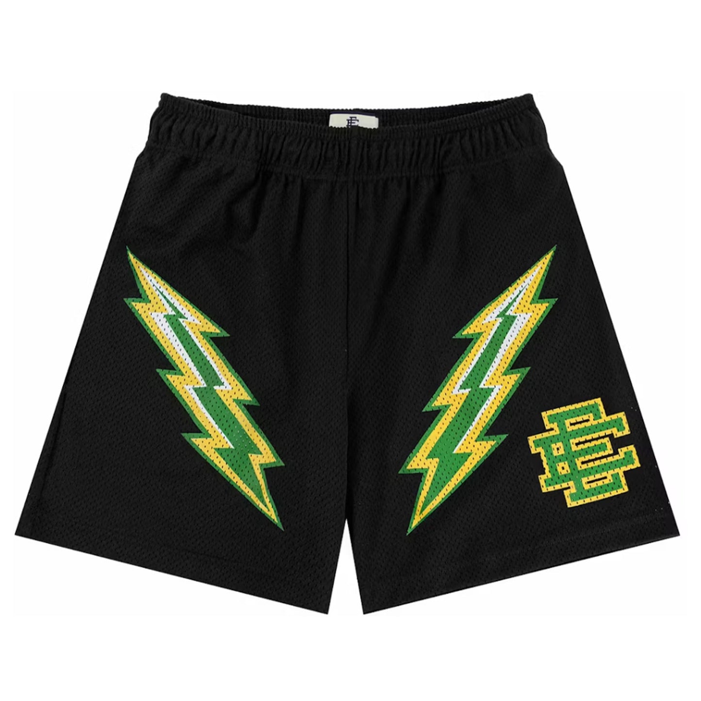 Eric Emanuel EE Short Black/Green Bolt