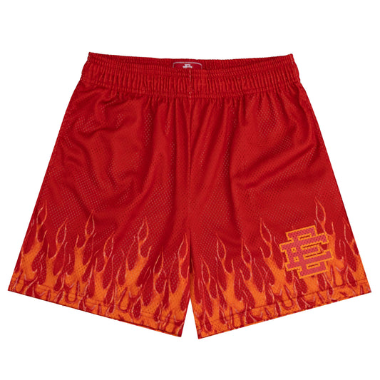 Eric Emanuel Flame Red/Orange Shorts