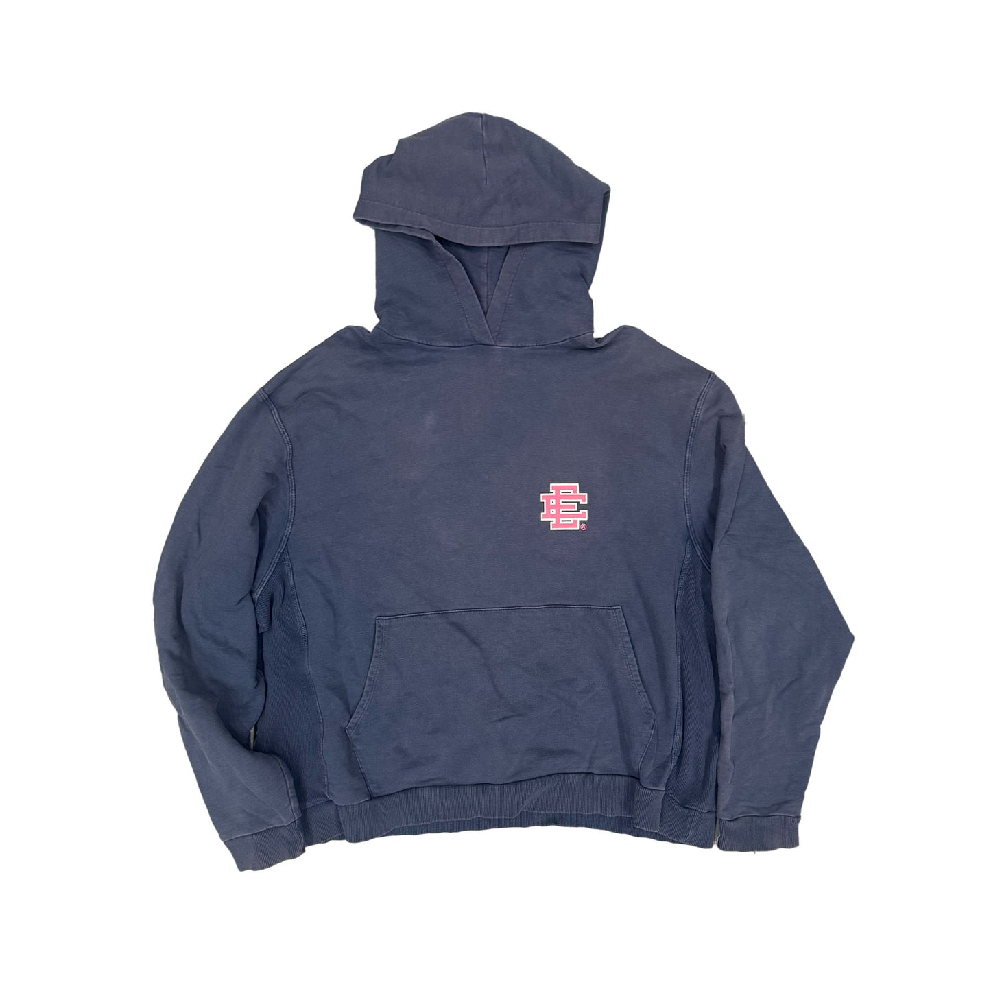 Eric Emanuel Men's Navy Blue/Pink Hoodie [USED] - XL (Used)