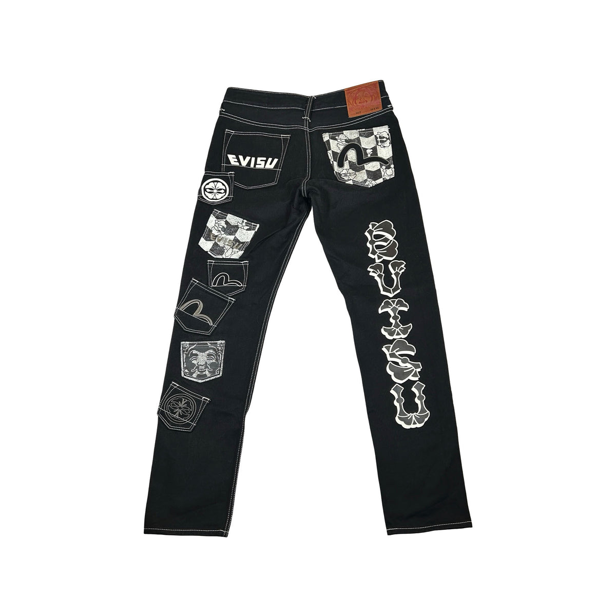 Evisu Black Multi-Pocket Jeans [USED] - 30 (Used)