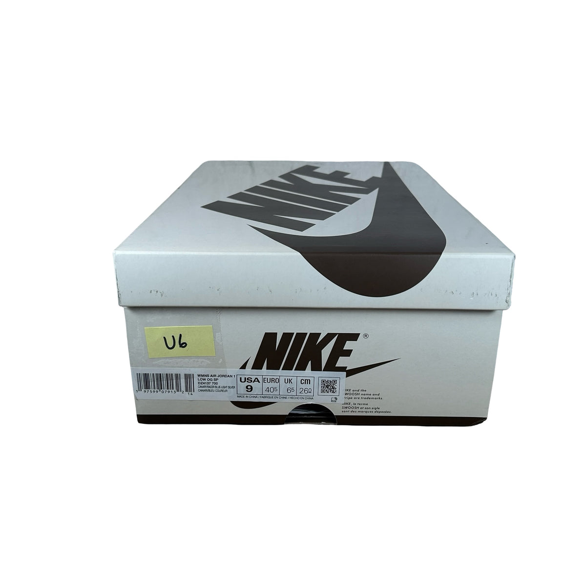 DZ4137 700 Jordan 1 Retro Low OG SP Travis Scott Canary (Women's) [USED] - 9 W (Used6)