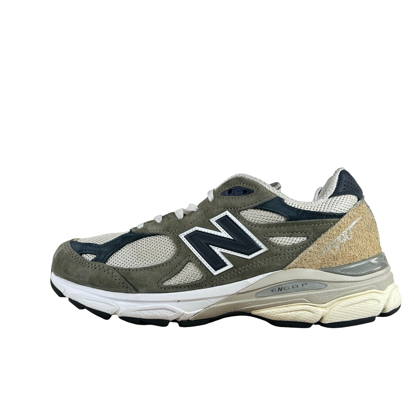 M990T03 New Balance 990v3 MiUSA Grey Blue Olive [USED] - 7 M (Used)