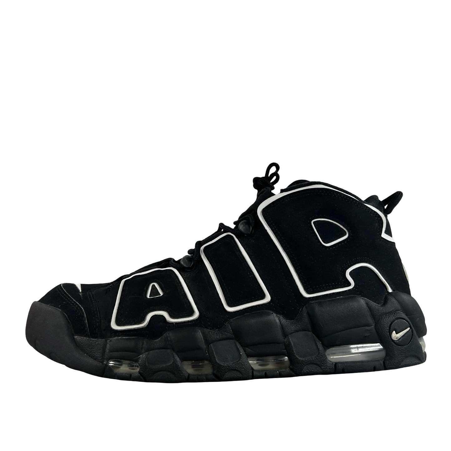 414962 002 Nike Air More Uptempo Black White [USED] - 12 M (Used2)