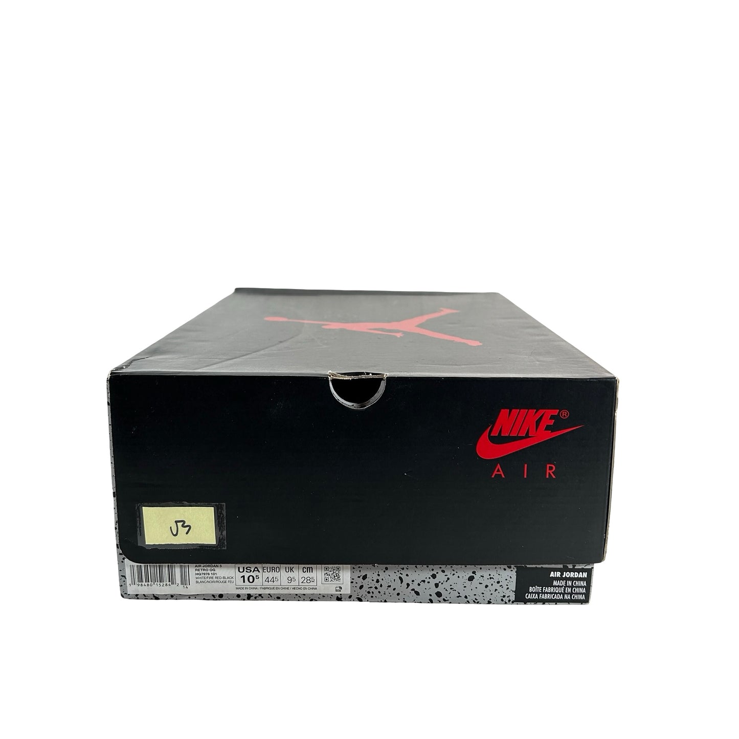 HQ7978 101 Jordan 5 Retro Fire Red Black Tongue (2025) [USED] - 10.5 M (Used3)
