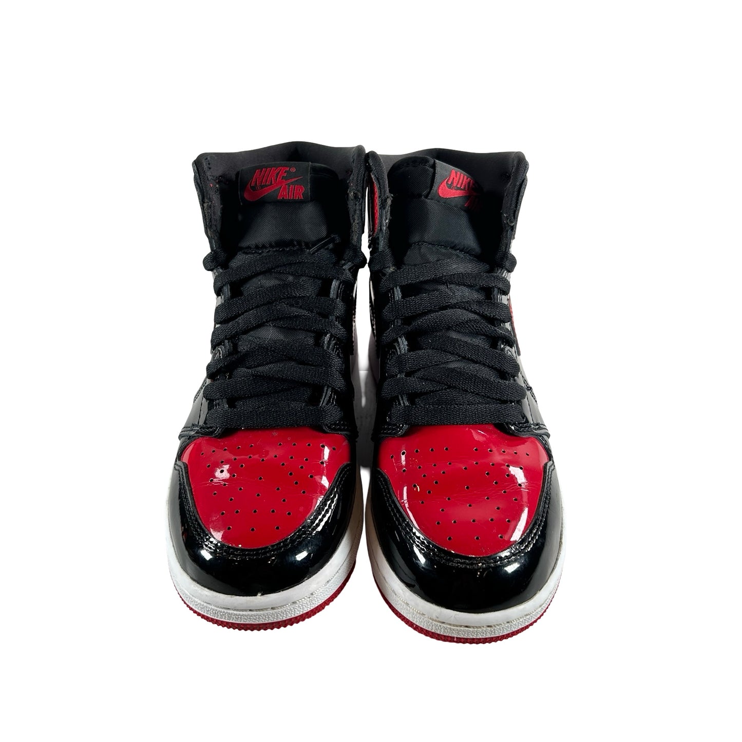 575441 063 Jordan 1 Retro High OG Patent Bred (GS) [USED] - 5 Y (Used3)