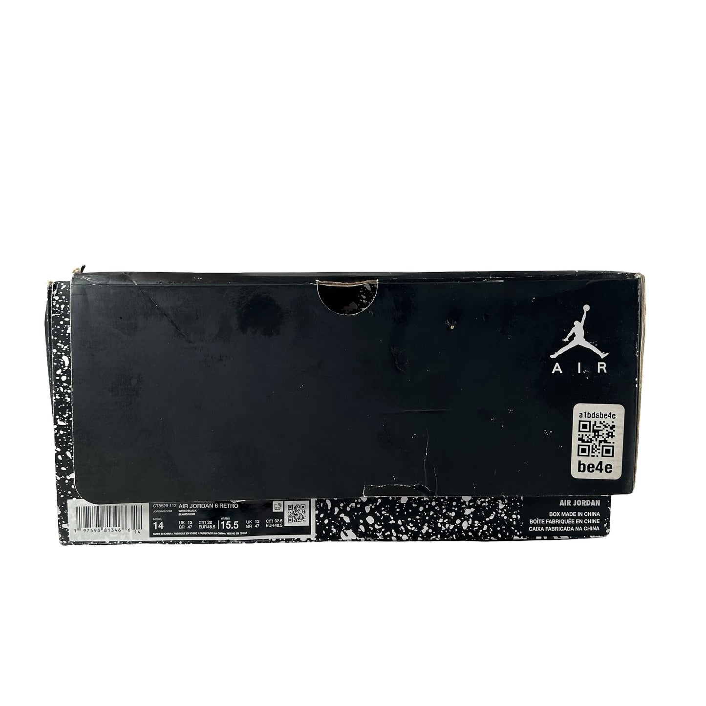 CT8529 112 Jordan 6 Retro Reverse Oreo [USED] - 14 M (Used)