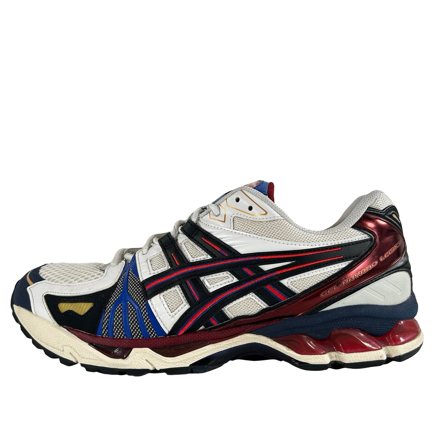 1203A325 100 ASICS Gel-Kayano Legacy White Black Red Blue [USED] - 12 M (Used)